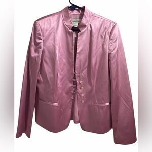 Bloomingdale's Pink Satin Blazer